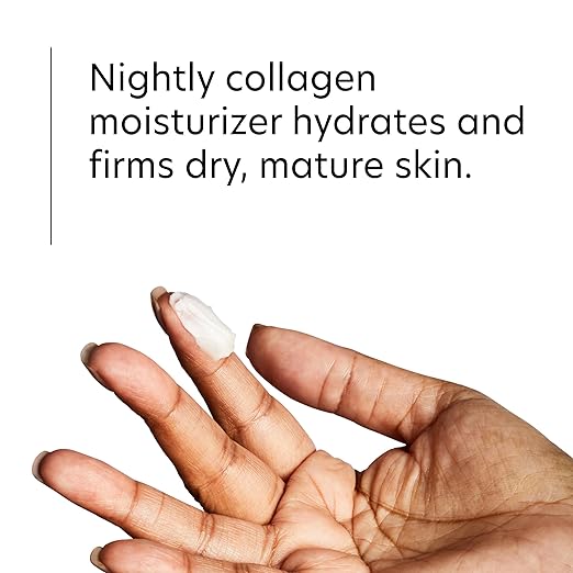 PCA SKIN Hydrating Collagen Cream for Face Collagen Hydrator Night Cream Hydrates and Firms Dry Mature Skin Made with Shea Butter Olive Fruit Oil and Sweet Almond Fruit Extract