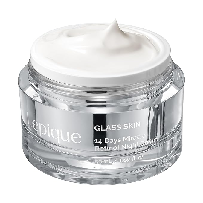 Retinol Night Cream 1.69oz - No.1 Korean Premium Overnight Repair Cream for Face and Neck - Collagen Centella Hyaluronic Acid - Anti aging Acne Moisturizer Face Cream Hydrating Firming
