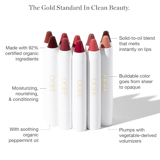 Ogee Tinted Sculpted Lip Oil Camellia