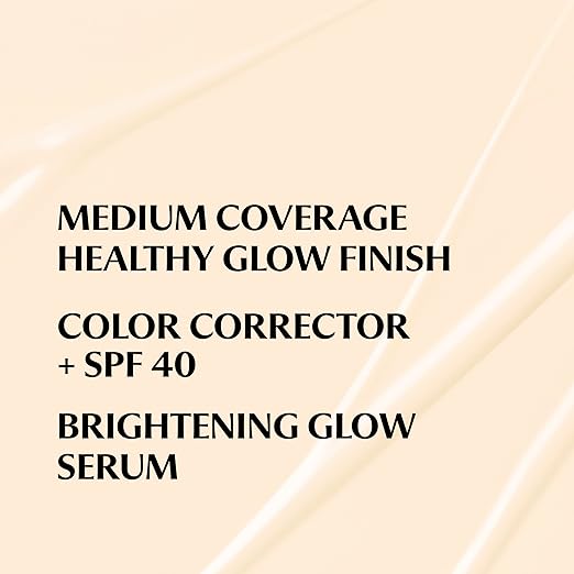 IT Cosmetics CC+ Nude Glow - Medium Coverage Foundation with SPF 40 &amp Brightening Glow Serum Lightweight Skin Tint 2% Niacinamide + Hyaluronic Acid Up to 24H Hydration Normal/Dry Skin - 1.08 f