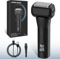 Electric Razor for Men 2-Speed 5-Blade Electric Shavers for Men Face Cordless Rechargeable Mens Foil Shaver Shaving Machine Wet Dry Men's Travel Razors for Man Close Shaving Face as Gift Black