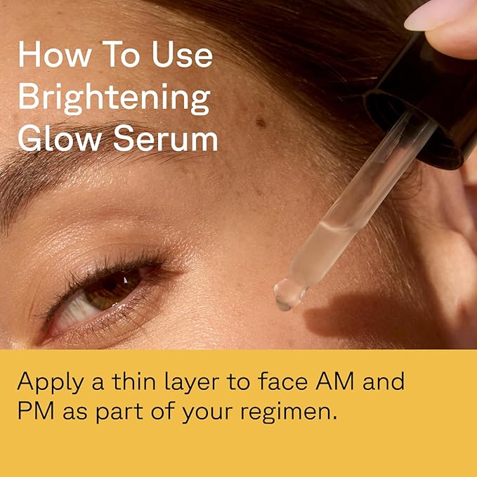 Acure Brightening Glow Serum - Anti Aging Face Serum Bright Glow for Women &amp Men Facial Skincare with Argan Oil and Cranberry Seed Oil Vegan &amp Cruelty Free - 1 fl oz (2 Pack)