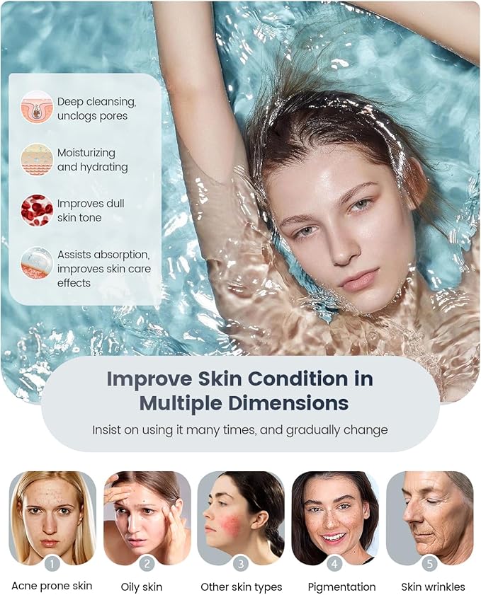 Kingsteam Professional Ozone Nano-Ionic Facial Steamer | Deep Cleansing Hydrating | Salon Home Spa Face Steamer | Pore Cleanser | 60-Min Timer | 360° Swivel | Esthetician Favorite ToolWhite