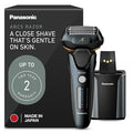 Panasonic Electric Razor for Men Electric Shaver for Men ARC5 with Premium Automatic Cleaning and Charging Station Wet Dry Shaver Cordless Razor with Pop-Up Trimmer ES-LV97-K Black