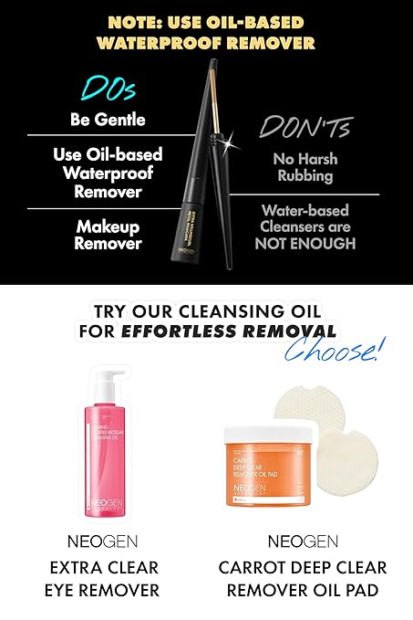 NEOGEN DERMALOGY Innovative Sensational Hygienic Washable Extra Slim &amp Volume Metal Mascara
