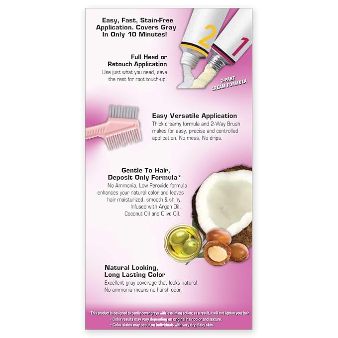 1N Bigen Easy Color for Women Natural Black-New Formula New Look - 3 Pack