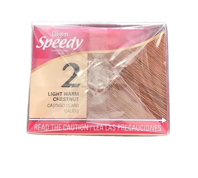 HOYU Bigen Speedy Hair Color No. 2 Light Warm Chestnut (Pack Of 6)