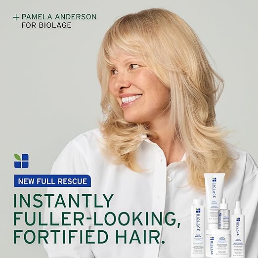 Biolage Full Rescue Restorative Hair Mask - Deeply Conditions &amp Creates Denser Appearance Softens &amp Strengthens Thin and Thinning Hair Rosemary Oil &amp Niacinamide Vegan &amp Cruelty-Fre