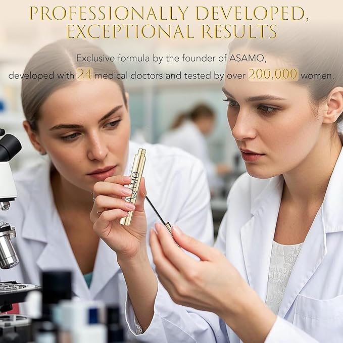 Eyelash Growth Serum ? 15 Plant Extracts for Longer Denser &amp Robust LashesBoosts Natural Lash Developmenteyelash serumEnhance Natural Beauty Hypoallergenic Oil Freelash growth serum（PURE GOL