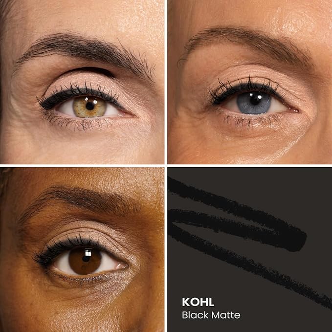 PRIME PROMETICS PrimeEyes Glide Eyeliner for Mature Women ? Water-Resistant Long-Stay and Mess-Proof ? Gel Cream Texture Discreet Sharpener and Effective Smudger (Black)