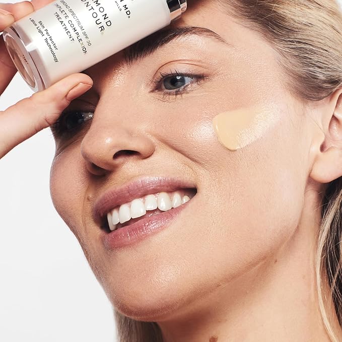 Kaplan MD Diamond Contour Broad Spectrum SPF 30 - Complete Complexion Treatment Hydrating Sheer Coverage UVA/UVB &amp Blue Light Protection Fragrance-Free Light Tinted Sunscreen for Face