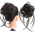 FRANCES Fake Hair Bun Synthetic Hair Bun with Elastic Comb Messy Bun Curls Hair Bun Women Wig Hair Extensions Hair Accessories Hair Accessories (Color : SW205-03)