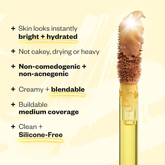 Kosas Revealer Concealer - Medium Coverage Makeup with Hyaluronic Acid Conceals Dark Circles Under Eyes Dark Spots and Blemishes + Brightens Hydrates Long-Lasting &amp Vegan (Tone 05 W)
