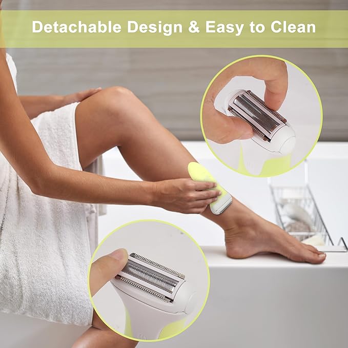 Electric Razors for WomenBikini Trimmerfoil ShaverTrimmer for Bikini LineLady Electric Shaver for Pubic HairLegsarmpits 2025040203