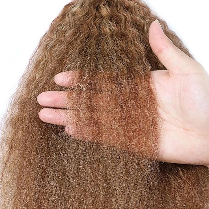 34 34 34 Inch P4/27 Honey Blonde Bundles Human Hair Brown Kinky Straight 3 Bundles Unprocessed Brazilian Virgin Remy Hair Double Weft Weave Human Hair Extensions