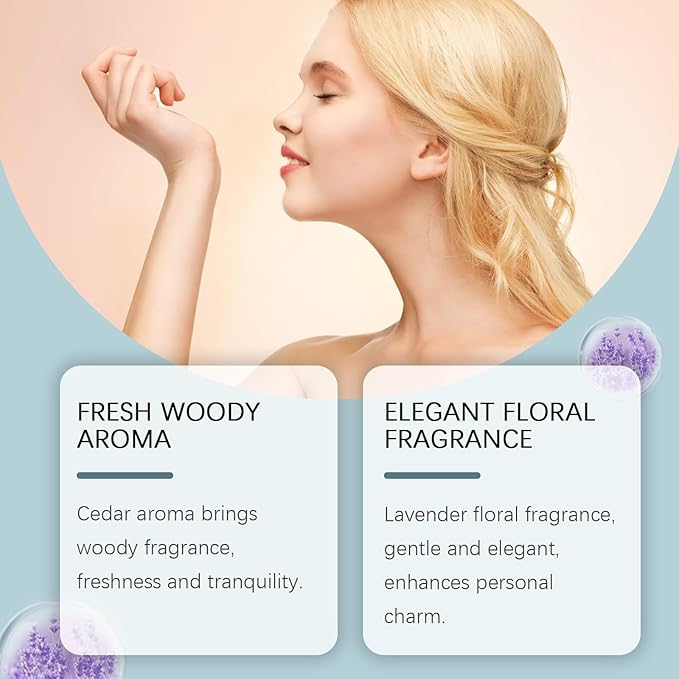 Enchanting Lavender Perfume - Long-Lasting Natural Fragrance For All-Day Freshness And Charisma(3PCS)