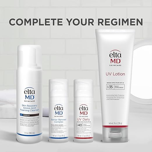 EltaMD UV Lotion Body Sunscreen SPF 30+ Sunscreen Body Lotion with SPF Made with Zinc Oxide and Hyaluronic Acid