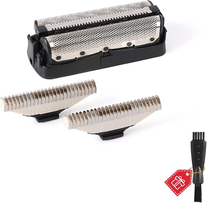 Foil Screen and Shaver Head Cutter Blades Replacement Compatible with Philips QC5550 QC5580 QC5570 QC5510 QC5530 QC5560 Hair Cilppers Comb Parts Trimmer Shaving head intended for QS6140 QS6160
