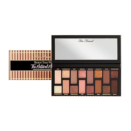 Too Faced Born This Way The Natural Nudes Eye Shadow Palette | High Pigment + Shimmer 0.42 Ounce