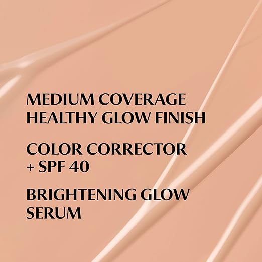 IT Cosmetics CC+ Nude Glow - Medium Coverage Foundation with SPF 40 &amp Brightening Glow Serum Lightweight Skin Tint 2% Niacinamide + Hyaluronic Acid Up to 24H Hydration Normal/Dry Skin - 1.08 f