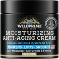Men's Face Moisturizer Cream - Anti Aging &amp Wrinkle - Made in USA - Collagen Hyaluronic Acid Vitamins E &amp A Avocado Oil - After Shave Lotion - Age Facial Skin Care Day &amp Night Moisturi