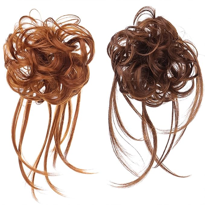 Hair Accessories Synthetic Hair Bun with Elastic Comb Messy Bun Curls Hair Bun Women Wig Hair Extensions Hair Accessories Hair Pieces For Women(SW205-05)