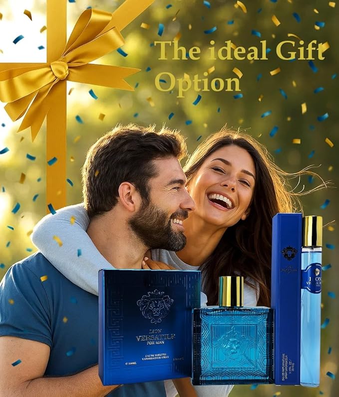Versatile For Man &amp CUP 04-Piece Set Cologne for Men 2x100ml &amp Mini Perfume 2x35ml Eau de Toilette long-lasting Mint Grapefruit &amp Marine notes for daytime Travel perfume bottle frag