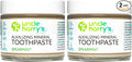 Uncle Harry's Spearmint Remineralizing Toothpaste | Natural Whitening Tooth Paste Freshens Breath &amp Promotes Enamel | Vegan Fluoride Free Toothpaste (2 Pack)