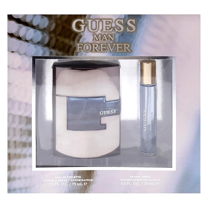 Guess Forever for Men - 2 Pc Gift Set 2.5oz EDT Spray 0.5oz EDT Spray
