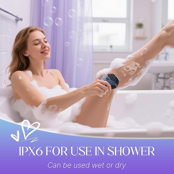 Electric Shavers for Women Womens Electric Leg Shaver Cordless Painless Facial Hair Removal for Arms and Underarms Bikini Trimmer Electronic Razors for Shaving Portable and Safe Wet and Dry Use