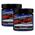 MANIC PANIC Classic After Midnight Semi Permanent Hair Color - Dark Blue Hair Dye for Women &amp Men That Lasts 4-6 Weeks - Vegan Ammonia &amp Cruelty-Free - Create &amp Mix Custom Shades (4oz / 2