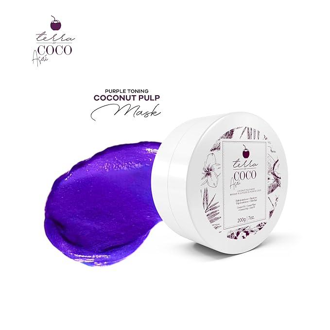 YBERA PARIS Terra Coco A?ai Mask | Vegan | Moisturizing and Nourishing Line for Bleached or Depigmented Hair | Ideal for Extremely Dry and Worn Damaged Hair | Removes Dead Cells | 7.0 oz