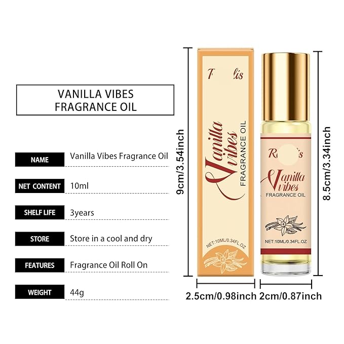 Vanilla Roll-On Perfume - Exquisite Niche Fragrance For All-Day Elegance(2PCS)