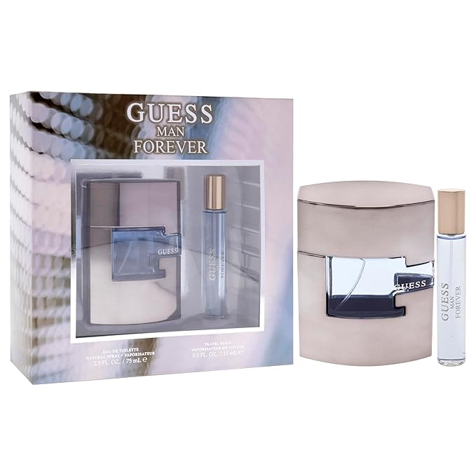 Guess Forever for Men - 2 Pc Gift Set 2.5oz EDT Spray 0.5oz EDT Spray