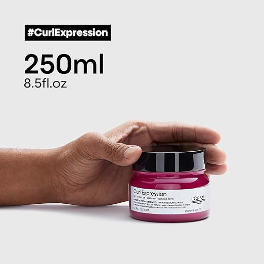 L'Or?al Professionnel Paris Curl Expression Mask - Moisturizes and Pre-Detangles For Curly and Coily Hair Types Adds Shine Paraben-Free
