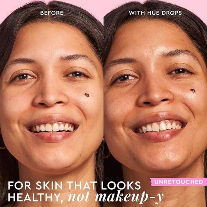 Glow Recipe Hue Drops Tinted Face Serum - Bronzing Drops to Brighten &amp Hydrate - Skincare Makeup Primer &amp Liquid Highlighter to Blur Pores for a Radiant Even Skin Tone - Sunglow (40ml)