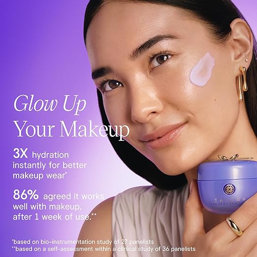 TATCHA The Dewy Skin Cream | Rich Face Cream to Hydrate Plump and Protect Dry and Combo Skin | 10 ml / 0.34 oz
