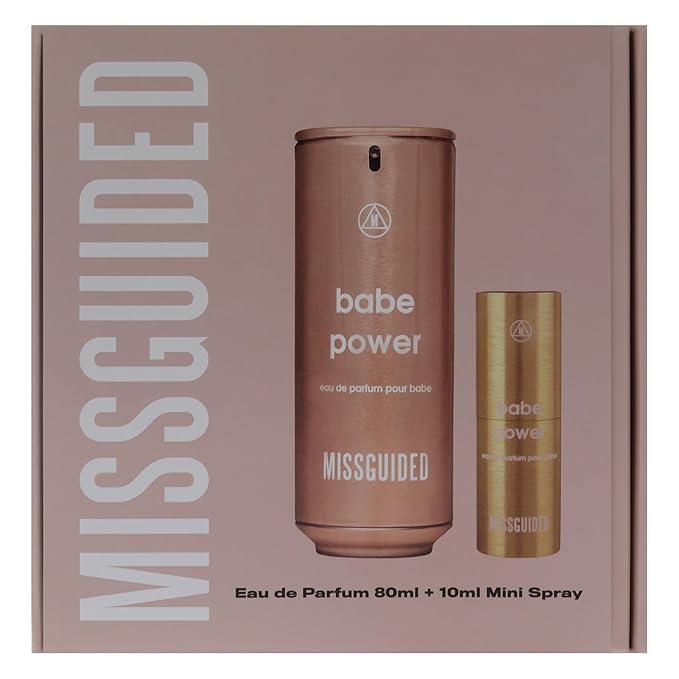 Missguided Babe Power for Women - 2 Pc Gift Set 2.7oz EDP Spray 0.34oz EDP Spray