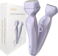 Electric Razors for Women Face Full Body 2-in-1 Bikini Trimmer and Shavers for Womens Legs Arms Underarm Pubic Hair Comfort Smooth Lady Body Trimmers IPX7 Waterproof Wet and Dry USB-C Rechargeable