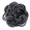 Hair Accessories 1 Pack Synthetic Donut Bun Messy Bun Hair Slices Curly Wavy Headbands Women Bun Wig Synthetic Wig Hair Extensions Hair Pieces For Women(1Tdimgray)