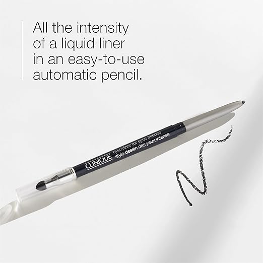 Clinique Quickliner For Eyes Intense Eyeliner Pencil | Water Resistant Smudge Resistant + Safe For Sensitive Eyes | 10 Shades