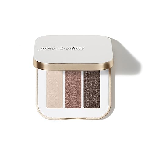 jane iredale PurePressed Eye Shadow Triple Highly Pigmented Mineral Based Eye Color Long Lasting &amp Crease Resistant Formula Safe for Sensitive Eyes