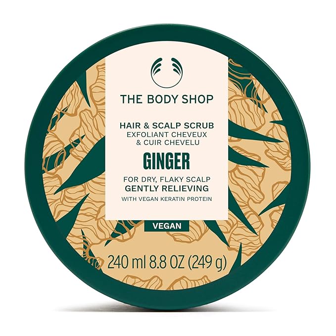 The Body Shop Ginger Hair &amp Scalp Scrub ? Exfoliant for Hair &amp Scalp ? Vegan ? 240ml