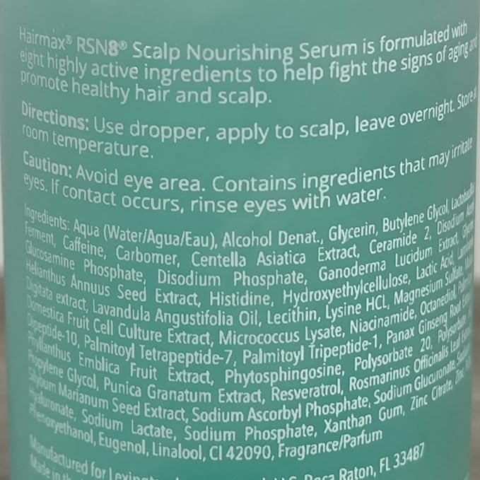 Hairmax Nourishing Hair Growth Serum for Women &amp Men Promotes Thicker Stronger Hair with 47 Essential Oils 2 Fl Oz (Pack of 1) New &amp Improved