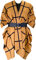 Moss Rose Women's Shawl Wrap Poncho Ruana Cape Open Front Cardigan Shawls for Fall Winter