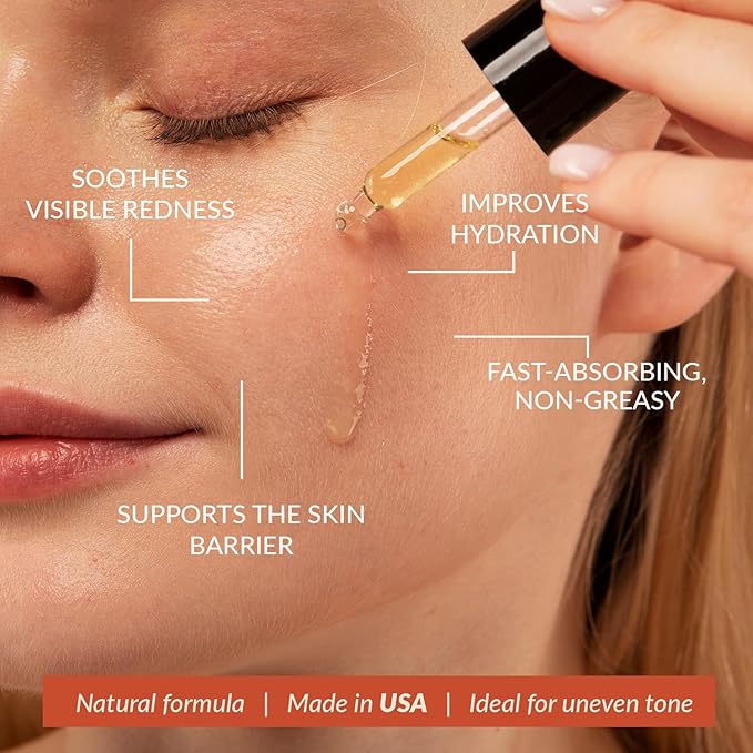 Vitamin C Face Serum - USA Made with Natural &amp Organic Ingredients Skin Brightening Vitamin C Serum for Face for Women Discoloration Correcting &amp Anti Aging Facial Formula with Antioxidants