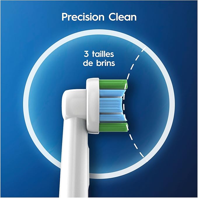 Oral-B Precision Clean Set of 10 Brushes with Cleanmaximiser Technology Special Format Letterbox 10 Units