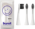 BURST Genuine Replacement Heads for Original Sonic Electric Toothbrush (White/3 Pack) | Ultra Soft Bristles for a Deep Clean | Stain &amp Plaque Removal