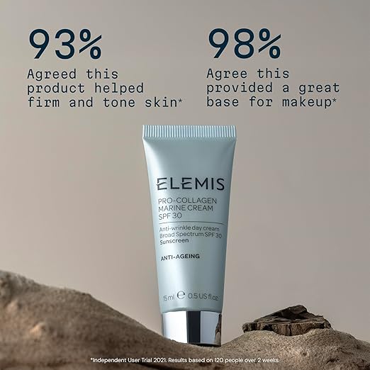 ELEMIS Pro-Collagen Marine Cream SPF 30 Lightweight Anti-Wrinkle Daily Facial Moisturizer
