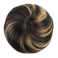 EARSHOT Hair Buns Hair Piece Synthetic Hair Bun Donut Bun with Elastic Band Ponytail Extensions Hair Clip Wig Ponytail Headwear for Women Hair Accessories For Girls (Color : 106)